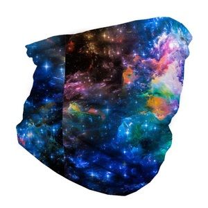 Iheartraves Seamless Galaxy Dust Rave Mask